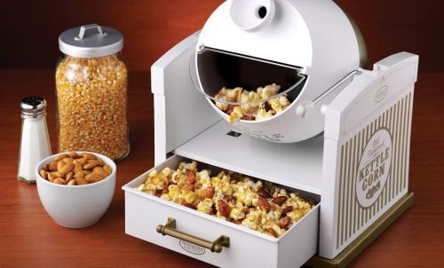 NEW KETTLE CORN POPCORN POPCORN MACHINE POPPED KORN COATED NOSTALGIA ELECTRICS