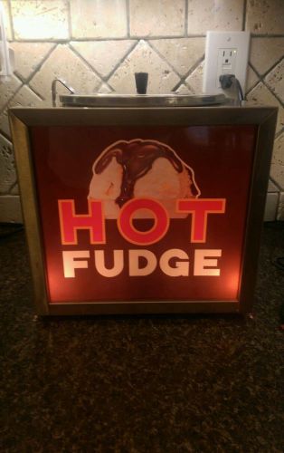 Hot fudge warmer, dipper style,  stainless cabinet gold medal 2200 cheese whiz for sale