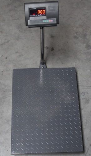1,000lb / 0.1lb 32x24 floor scale pallet / shipping / platform / scale indicator for sale
