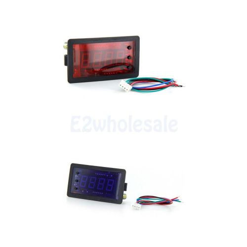 2Pcs 4-Digit 0.56&#034; LED Digital Counter Meter DC12V 0~9999 Up and Down Totalizer