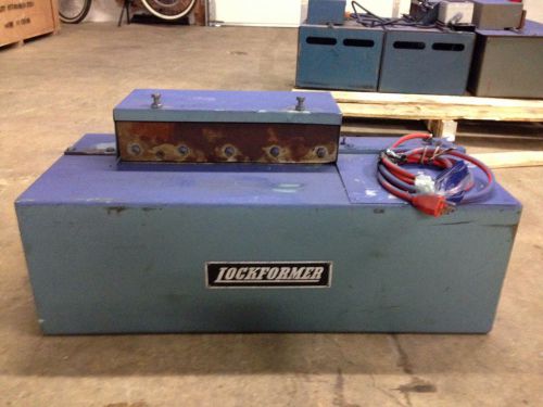 Used 24 ga portable lockformer pittsburgh machine for sale