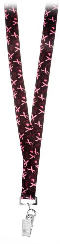 Prestige Medical Printed Lanyard Hope Pink Ribbon Set of 3