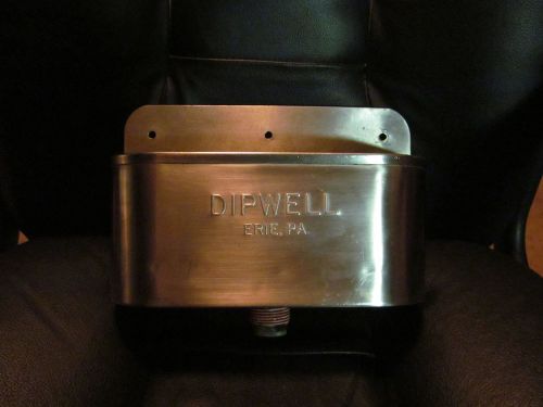 Dipwell 10&#034; inch ice cream dipper well sink stainless steel with copper pipe for sale