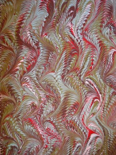 HANDMADE MARBLED PAPER/EBRU&#034;