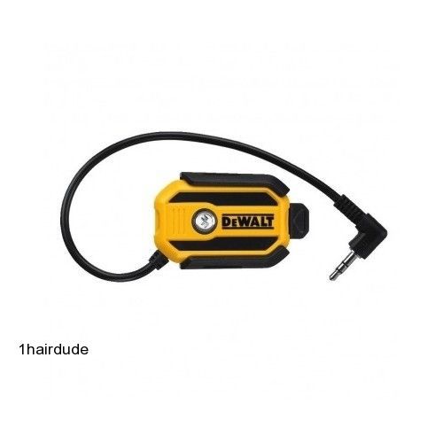 Bluetooth Rechargeable Radio Adaptor By DEWALT DCR002 USB or 110v NEW