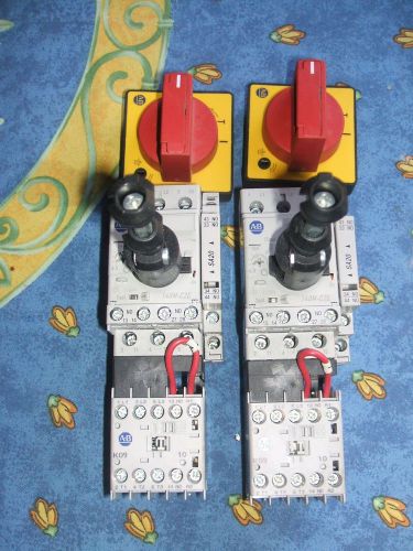 Allen Bradley Motor Starters/Disconnects