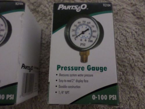 Parts 2 o, pressure gauge, 3 buying as 1 lot. 0 through 100 pounds. for sale