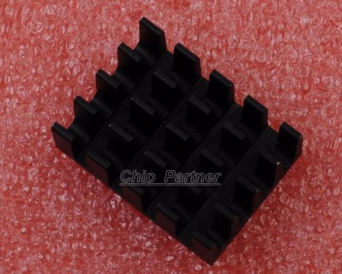 10PCS Black 19x14x7mm Router IC Heat Sink Aluminum 19*14*7MM Cooling Fin