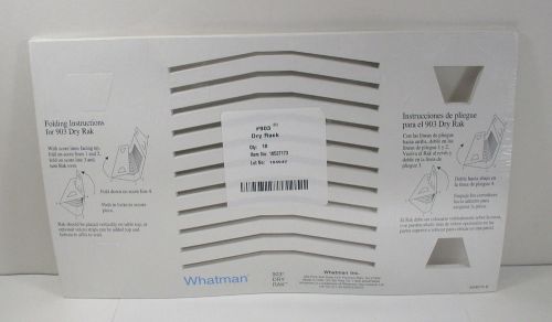 (10) Whatman 10537173 #903 Dry Rack Qty 10