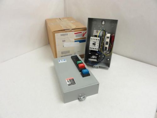 143352 New In Box, Eaton ECX09C1QBA Starter 9A 3P 600VAC Max, Coil: 24V