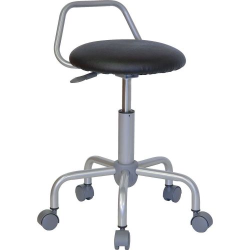 Ergonomic Stool with Black Vinyl Seat Home Office