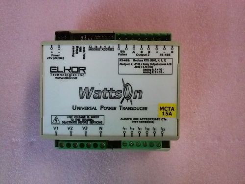 ELKOR Technologies WattsOn 1100 MCTA 15A Universal Power Transducer