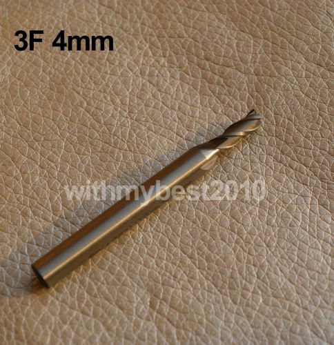 Lot 1pcs 3 Flute HSS End Mills Cutting Dia 4mm Shank Dia 6mm Milling Tools