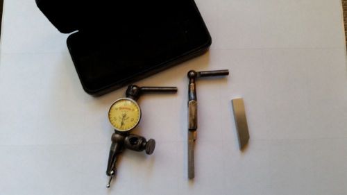 VTG STARRETT No.711-F INDICATOR TOOL w/ ATTACHMENT &amp; CASE  - THE LAST WORD