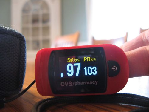CVS Pulse Oximeter with carrying case **used**