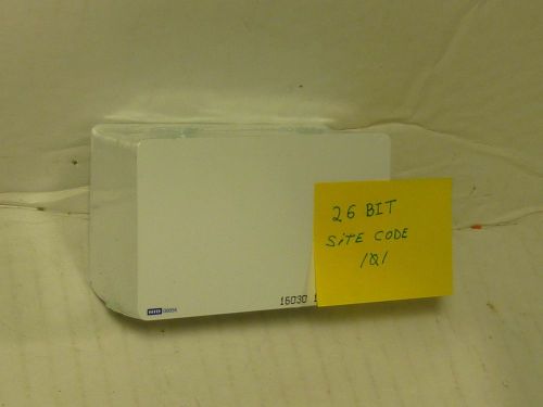 Hid1386lggmn isoprox ii pvc access cards (50), 26 bit h10301 in sealed wrapper for sale