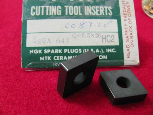 5 EA. NTK CERAMIC INSERTS CNGA 643 HC2