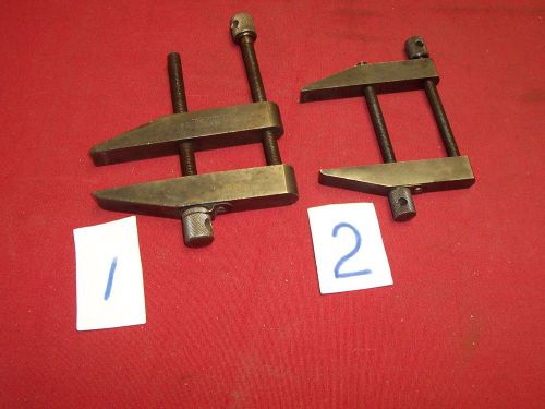 2 Machinist&#039;s Clamps: Starrett And Lufkin