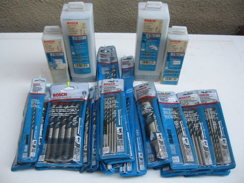 Bosch Blue Granite Hammer Drill carbide bits (230 pieces)