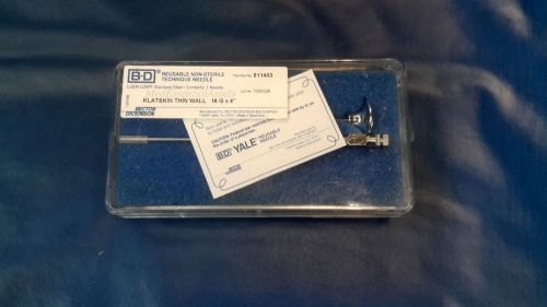 NEW B-D Klatskin Thin Wall Soft Tissue Biopsy Needle 16Gx4&#034; 511403 Surgical OR