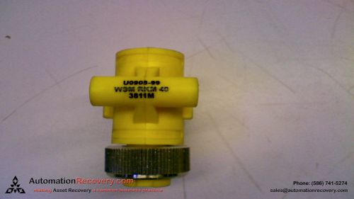 TURCK WSM RKM 40 COUPLER 90 DEG ADAPTER, NEW*