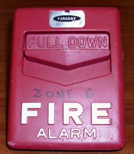 FARADAY MODEL F1GT NON CODED MANUAL FIRE ALARM BOX