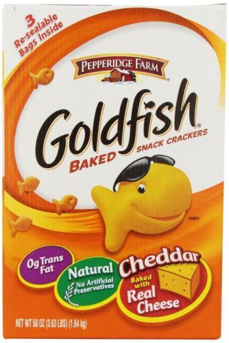 Pepperidge Farm Snacks 58 ounce Goldfish Cheddar, 3 bags total