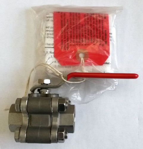 Watts 1/2 S8451 Ball Valve - Stainless Steel, STDPORT, SW, MNT PAD