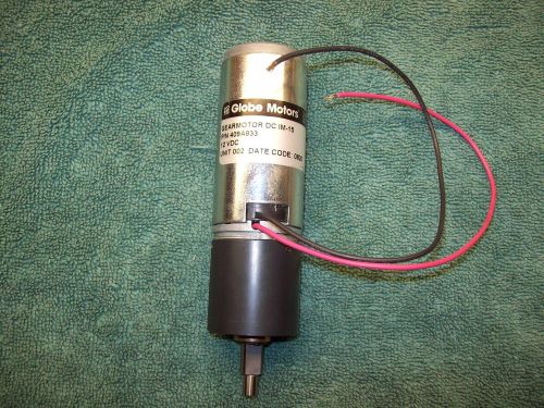 12 volt gear motor, 75 rpm, 1.5&#034;