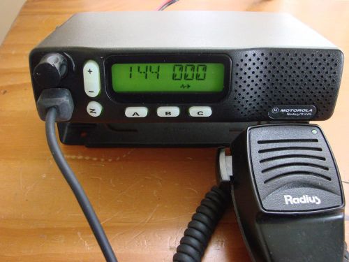 MOTOROLA M1225 VHF 144-174 MHZ 24 CHANNELS 50 WATTS WITH PROGRAMMING