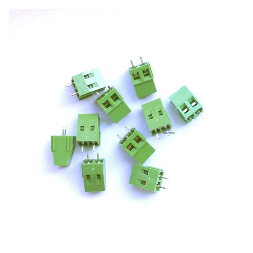 20pcs 2 pin screw terminal block connector  pitch 5mm for sale