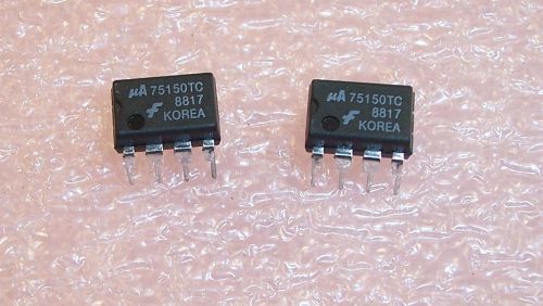 QTY (100)  UA75150TC FAIRCHILD 8 PIN DIP DUAL LINE DRIVER CROSS TO SN75150P