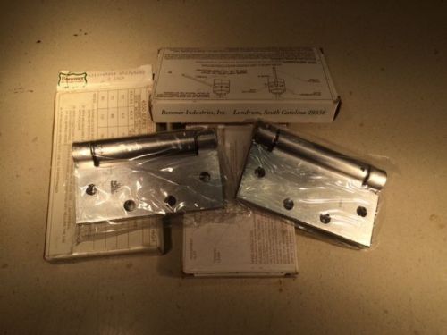 1 pr Bommer, 4310, spring hinges,652/US-260, 4.5&#034; x 4.5&#034;