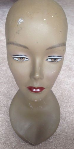 Vintage Mannequin Head Wig Hat Display