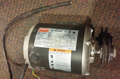 Dayton 4k252k 1/3hp belt drive fan and blower motor 1725 rpm for sale