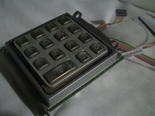 Atm machine metalic key pad