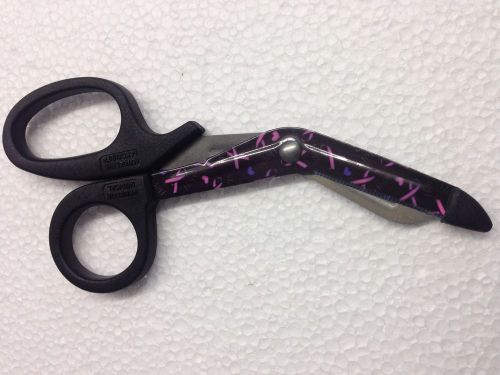 Prestige Medical 5.5 Nurse Bandage Utility Scissor 870 Pink Ribbon Autoclavable