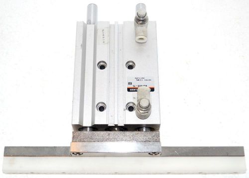 SMC PNEUMATIC GUIDE CYLINDER MGPM20 - 75 MAX PRESS 1.0 MPs