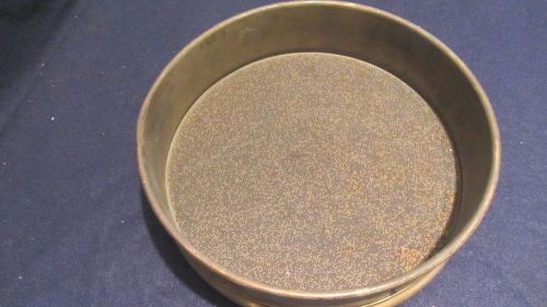 USA Standard Testing Sieve 8&#034; X 3&#034; Deep No 30 Dual mfg. Co .0234 opening inch