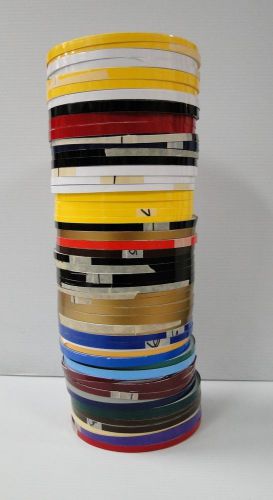 Vinyl Striping Assorted Vinyl Rolls 30-40 count. 1/8&#034; to 3/8&#034;