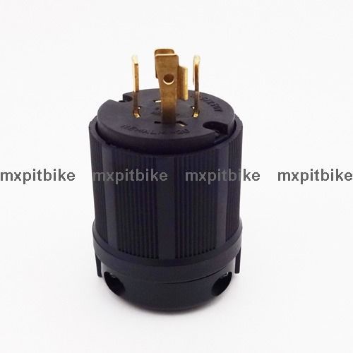 20A 125250V UL Approval L14-20P 4 Prong Generator Locking Plug