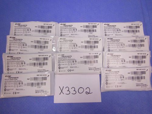 Stryker 5301-40-32 Sternum Blade Offset STERILE (Lot of 11)