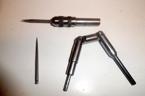 VINTAGE STARRETT NO.828 WIGGLER/CENTER FINDER WITH BONUS PIECE!