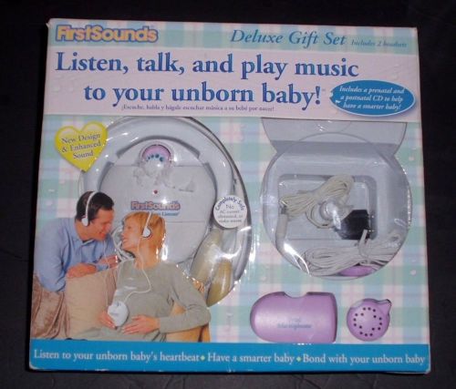 First Sounds Fetal Doppler Heart Listener Monitor w/ 2 Headsets &amp; Microphone Set