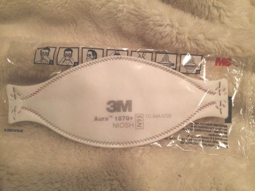 2pc INDIVIDUALLY SEALED 3M 1870 N95 Surgical Mask~~FLU FACE MASK