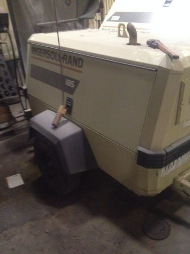 Ingersol Rand model 185 towable air compressor