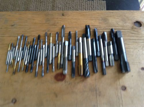 39 PCS ROLL/CUTTING TAPS LOT MILL/LATHE