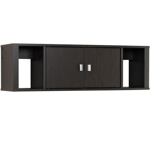 Floating Desk Hutch - Washed Ebony