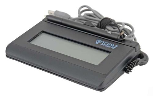 Topaz T-LBK462-HSB-R SignatureGem LCD 1x5 USB Backlit POS Signature Capture Pad