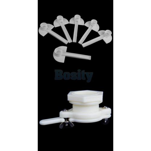 6x plastic beekeeping honey entrance feeder+honey gate valve hive beekeeper tool for sale